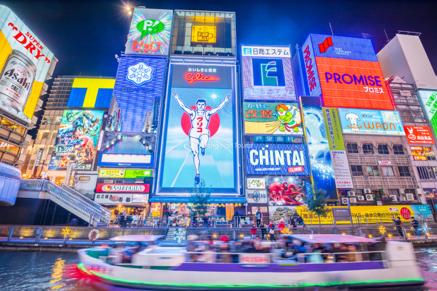Biểu tượng quen thuộc trên phố Dotonbori 