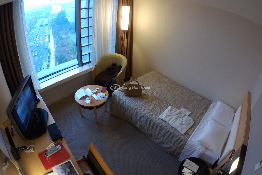 Các phòng ngủ tại khách sạn có kích thước khá nhỏ