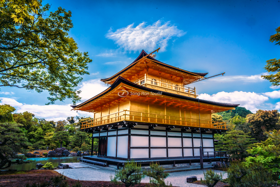 Chùa Gác Vàng đẹp rực rỡ giữa núi rừng