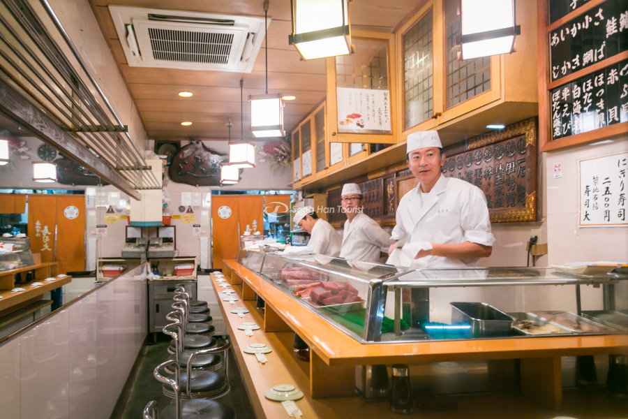 Đầu bếp tài ba tại nhà hàng Sushi Dai