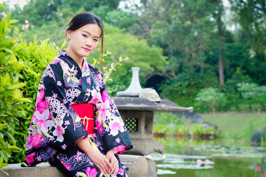 Du lịch Nhật Bản và chụp lại những bộ hình đặc sắc khi diện Kimono