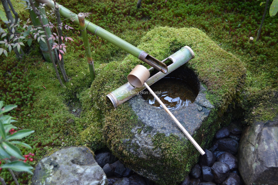 Góc yên bình nằm trong khu vườn truyền thống