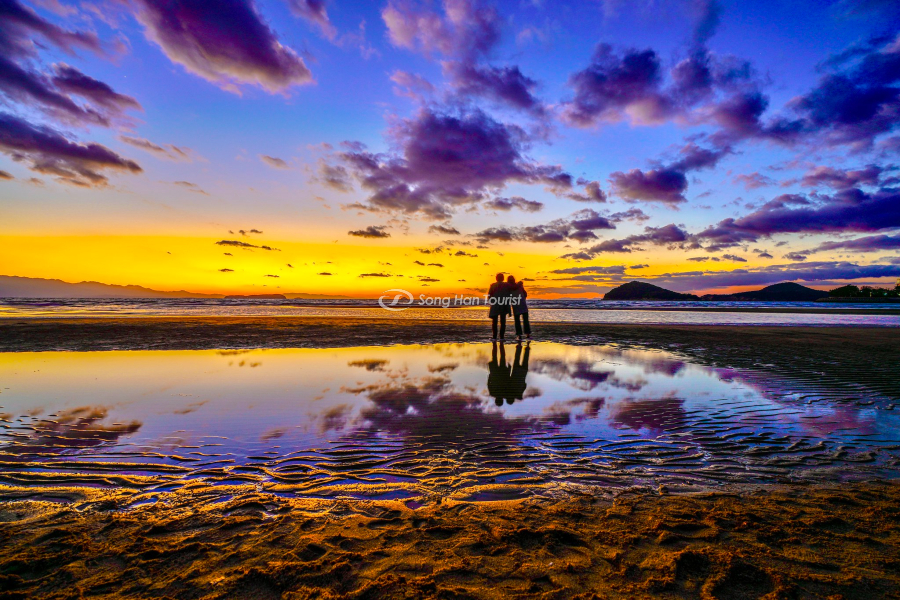 Hoàng hôn đặc sắc tại biển Chichibugahama