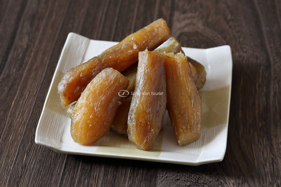 Khoai vẫn giữ được hoàn toàn hương vị sau khi sấy khô 