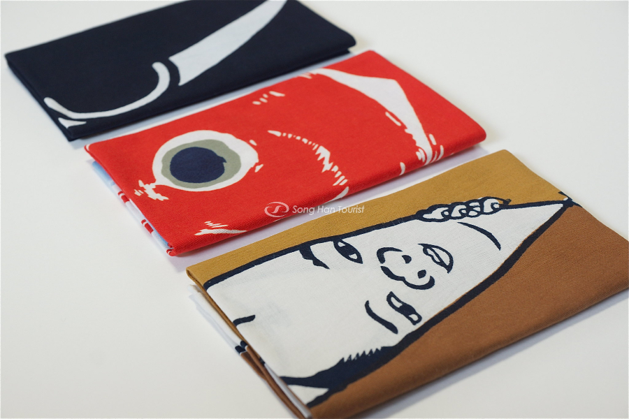 Nhiều họa tiết độc đáo trên Tenugui 