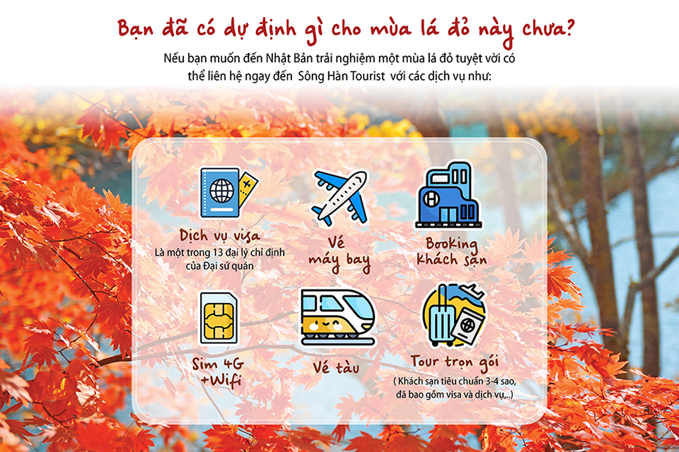 sản phẩm du lịch nhật bản tự túc