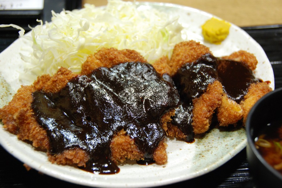 Thịt chiên sốt miso