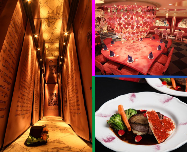 THƯỞNG THỨC ẨM THỰC TẠI ALICE’S FANTASY RESTAURANT Ở SHINJUKU & GINZA