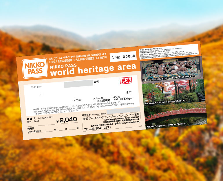 THAM QUAN NIKKO - TOCHIGI VỚI CHI PHÍ TIẾT KIỆM NHẤT BẰNG VÉ THÔNG HÀNH NIKKO PASS WORLD HERITAGE 2 NGÀY