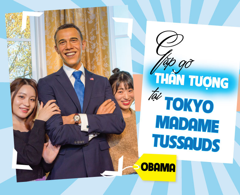 DU LỊCH NHẬT BẢN TỰ TÚC - GẶP GỠ THẦN TƯỢNG TẠI BẢO TÀNG SÁP TOKYO MADAME TUSSAUDS