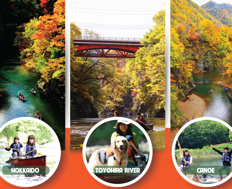 TRẢI NGHIỆM CHÈO THUYỀN NGẮM CẢNH TRÊN SÔNG TOYOHIRA - HOKKAIDO