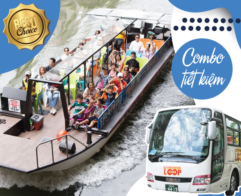 DU LỊCH OSAKA THỎA THÍCH VỚI COMBO VÉ OSAKA WONDER LOOP + DU THUYỀN + TÀU ĐIỆN NGẦM
