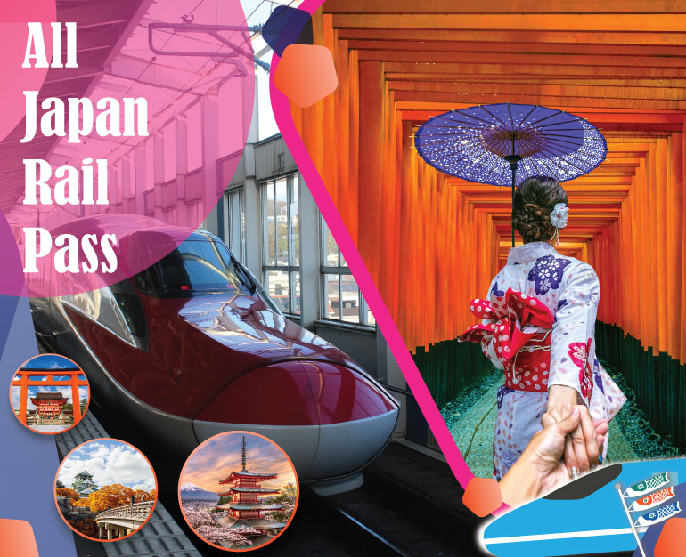 DU LỊCH NHẬT BẢN THỎA THÍCH CÙNG VÉ TÀU JAPAN RAIL PASS ALL