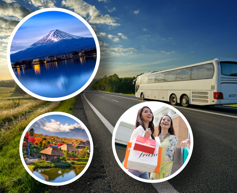 TOUR DU LỊCH NHẬT BẢN MỘT NGÀY THAM QUAN PHÚ SĨ VÀ LÀNG CỔ OSHINO HAKKAI