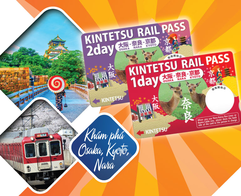 VÉ TÀU KINTETSU RAIL PASS